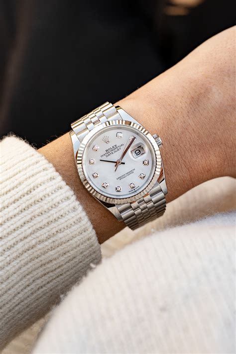 rolex fond nacre|rolex datejust 1957.